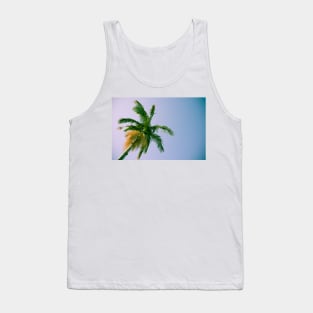 Palm frond detail against sky Tank Top